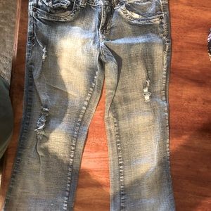 Hydraulic Juniors Light Wash Capris